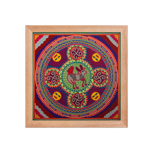 Huichol Yarn Painting Print • L - 245 - Huichol Arts