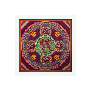 Huichol Yarn Painting Print • L - 245 - Huichol Arts