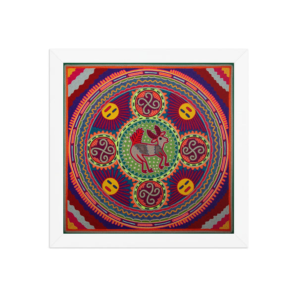 Huichol Yarn Painting Print • L - 245 - Huichol Arts