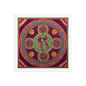 Huichol Yarn Painting Print • L - 245 - Huichol Arts