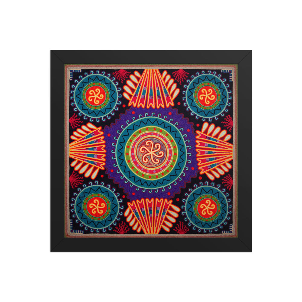 Huichol Yarn Painting Print • L - 246 - Huichol Arts