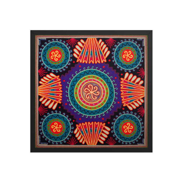 Huichol Yarn Painting Print • L - 246 - Huichol Arts