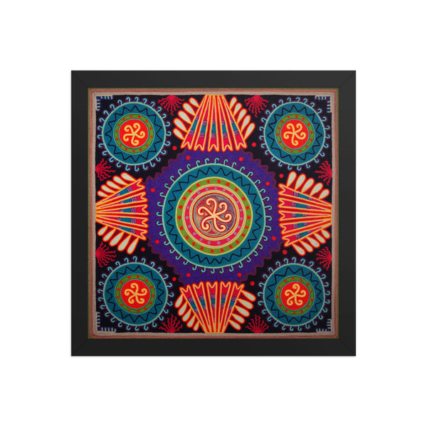 Huichol Yarn Painting Print • L - 246 - Huichol Arts