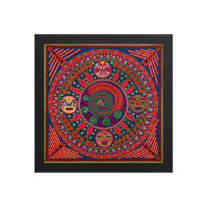 Huichol Yarn Painting Print • L - 248 - Huichol Arts
