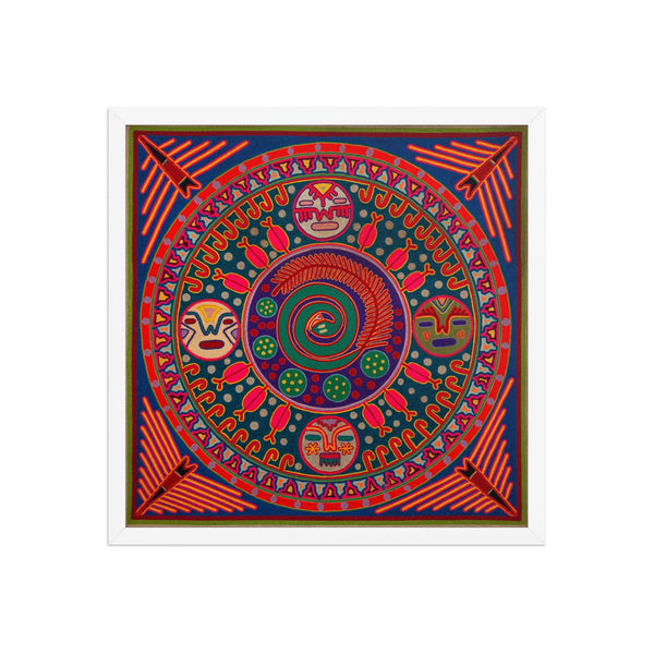 Huichol Yarn Painting Print • L - 248 - Huichol Arts