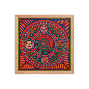 Huichol Yarn Painting Print • L - 248 - Huichol Arts