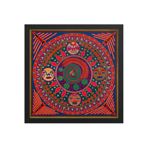 Huichol Yarn Painting Print • L - 248 - Huichol Arts