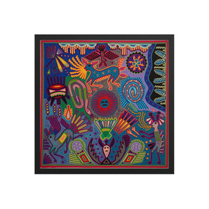 Huichol Yarn Painting Print • L - 249 - Huichol Arts