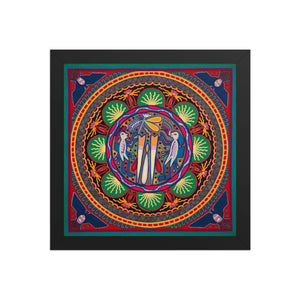 Huichol Yarn Painting Print • L - 251 - Huichol Arts