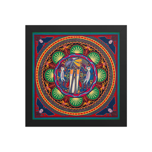 Huichol Yarn Painting Print • L - 251 - Huichol Arts