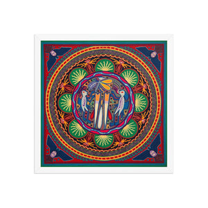 Huichol Yarn Painting Print • L - 251 - Huichol Arts