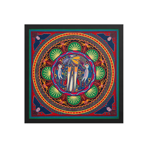 Huichol Yarn Painting Print • L - 251 - Huichol Arts