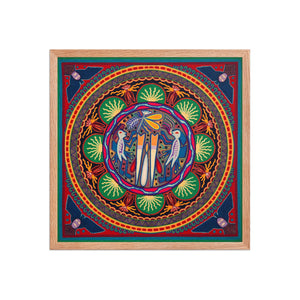 Huichol Yarn Painting Print • L - 251 - Huichol Arts