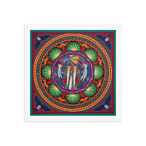 Huichol Yarn Painting Print • L - 251 - Huichol Arts