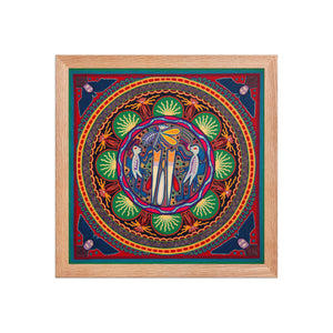 Huichol Yarn Painting Print • L - 251 - Huichol Arts