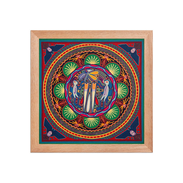 Huichol Yarn Painting Print • L - 251 - Huichol Arts