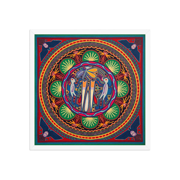 Huichol Yarn Painting Print • L - 251 - Huichol Arts