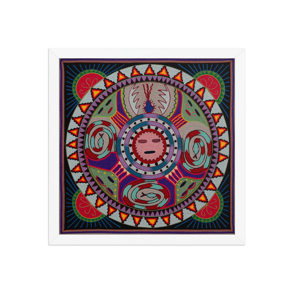 Huichol Yarn Painting Print • L - 253 - Huichol Arts