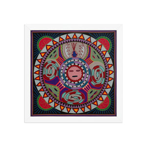 Huichol Yarn Painting Print • L - 253 - Huichol Arts