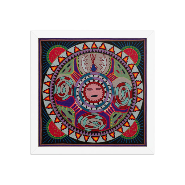 Huichol Yarn Painting Print • L - 253 - Huichol Arts