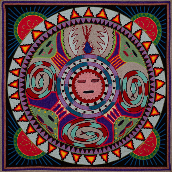 Huichol Yarn Painting Print • L - 253 - Huichol Arts