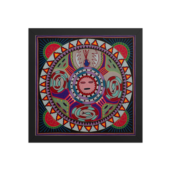 Huichol Yarn Painting Print • L - 253 - Huichol Arts