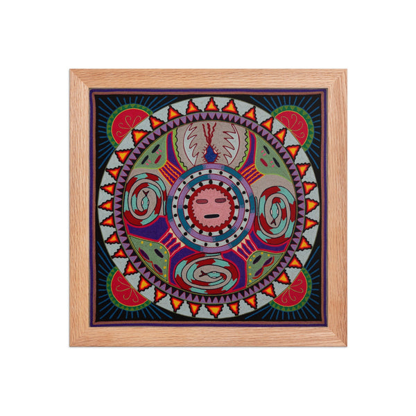 Huichol Yarn Painting Print • L - 253 - Huichol Arts