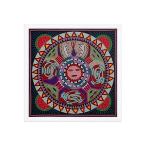 Huichol Yarn Painting Print • L - 253 - Huichol Arts