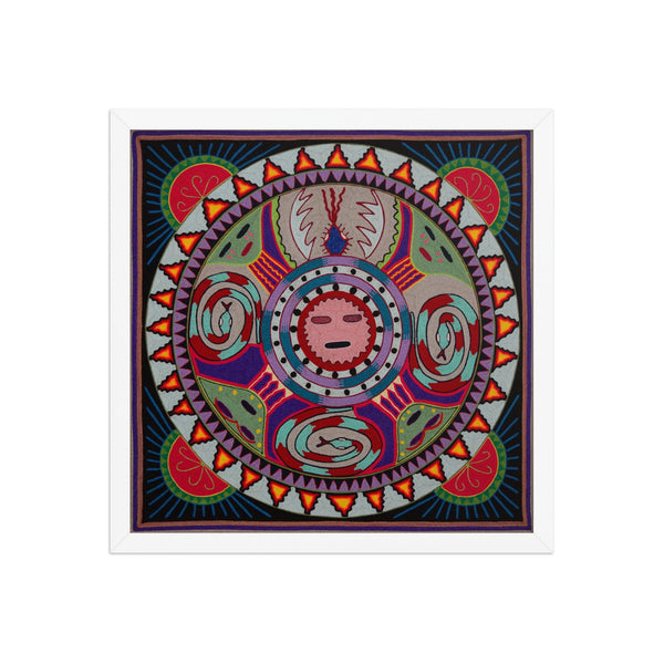 Huichol Yarn Painting Print • L - 253 - Huichol Arts