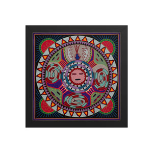 Huichol Yarn Painting Print • L - 253 - Huichol Arts
