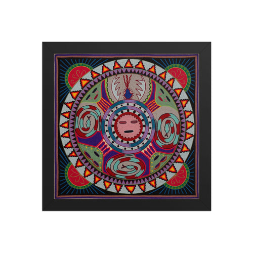 Huichol Yarn Painting Print • L - 253 - Huichol Arts