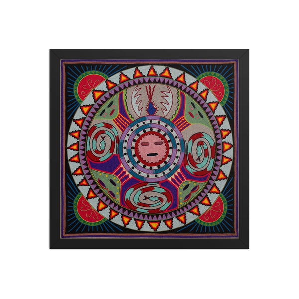 Huichol Yarn Painting Print • L - 253 - Huichol Arts