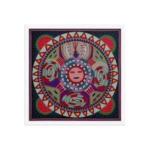 Huichol Yarn Painting Print • L - 253 - Huichol Arts