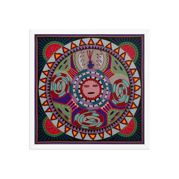 Huichol Yarn Painting Print • L - 253 - Huichol Arts