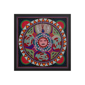 Huichol Yarn Painting Print • L - 253 - Huichol Arts