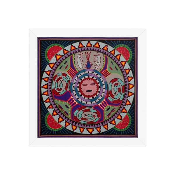 Huichol Yarn Painting Print • L - 253 - Huichol Arts