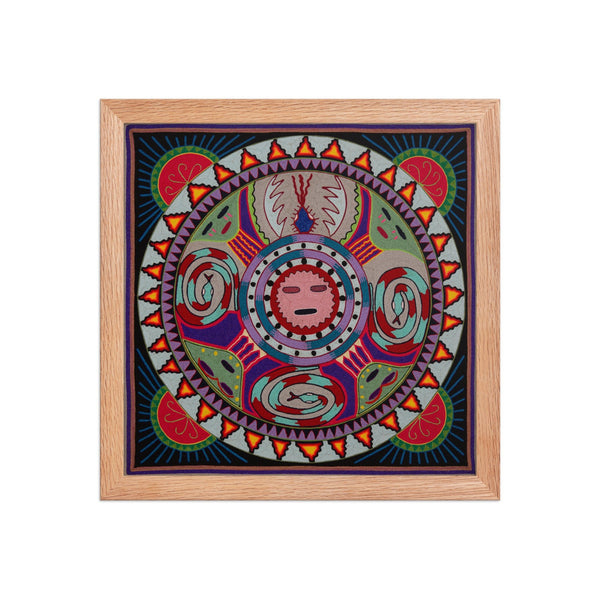Huichol Yarn Painting Print • L - 253 - Huichol Arts
