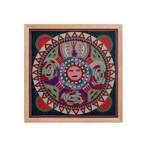 Huichol Yarn Painting Print • L - 253 - Huichol Arts
