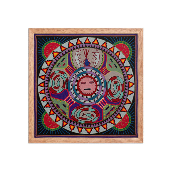 Huichol Yarn Painting Print • L - 253 - Huichol Arts