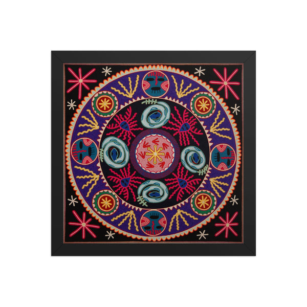 Huichol Yarn Painting Print • L - 254 - Huichol Arts