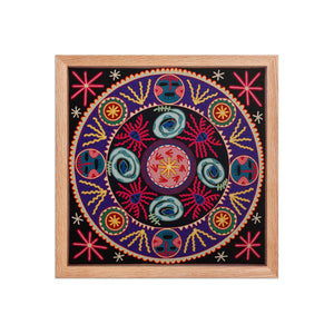 Huichol Yarn Painting Print • L - 254 - Huichol Arts