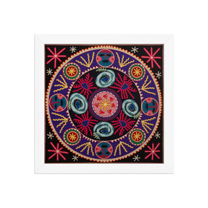 Huichol Yarn Painting Print • L - 254 - Huichol Arts