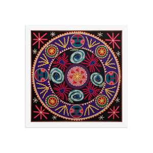 Huichol Yarn Painting Print • L - 254 - Huichol Arts