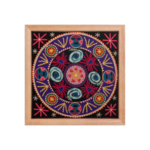 Huichol Yarn Painting Print • L - 254 - Huichol Arts