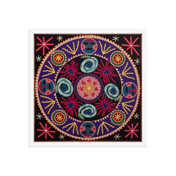 Huichol Yarn Painting Print • L - 254 - Huichol Arts