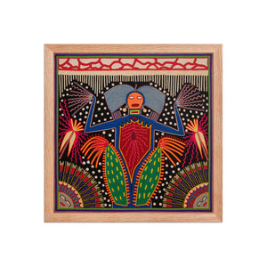 Huichol Yarn Painting Print • L - 255 - Huichol Arts