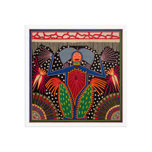 Huichol Yarn Painting Print • L - 255 - Huichol Arts