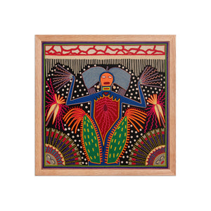 Huichol Yarn Painting Print • L - 255 - Huichol Arts