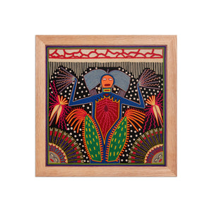 Huichol Yarn Painting Print • L - 255 - Huichol Arts
