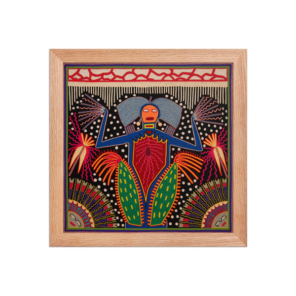 Huichol Yarn Painting Print • L - 255 - Huichol Arts